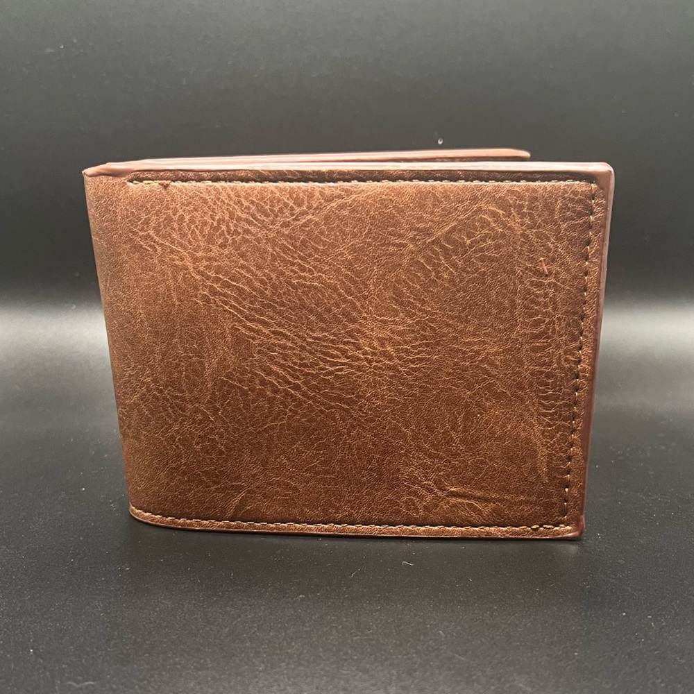 Classic Brown Vegan Leather Wallet